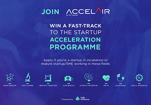 ACCELAIR STARTUP CHALLENGE <br> FIND A NEW POOL OF STARTUPS